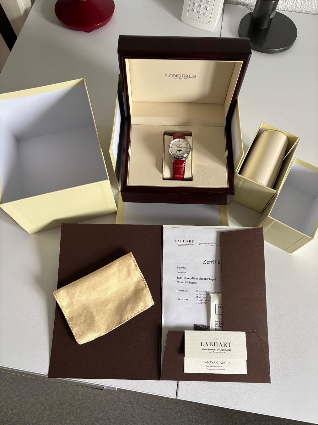 Longines Uhren: LONGINES Master Collection Moonphase – Neu (gemäss Beschreibung) aus Berneck von Adviser 8