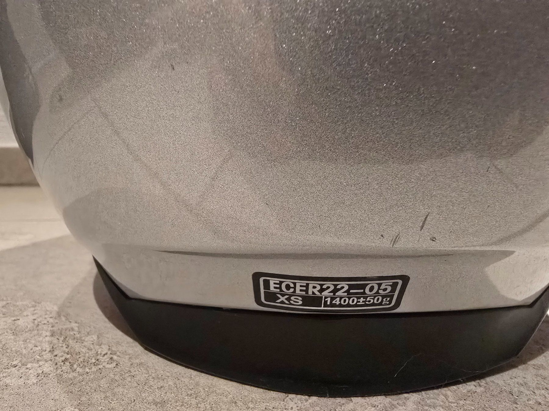 Helme & Visiere: NEXO Integralhelm XS silber ECE R22.05 – Gebraucht aus Jeuss von chriguU_ 2
