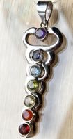 7 chakras Anhänger echtem Edelstein  Heilung Yoga