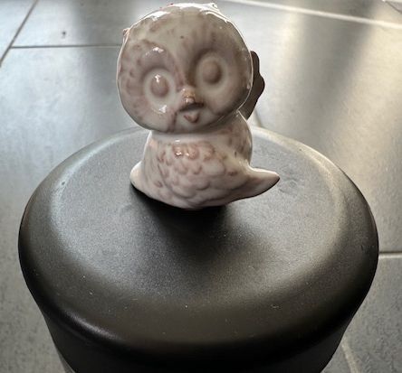Figuren: Eule Porzellan 4.5 cm – Gebraucht aus Feldbach von CDF10