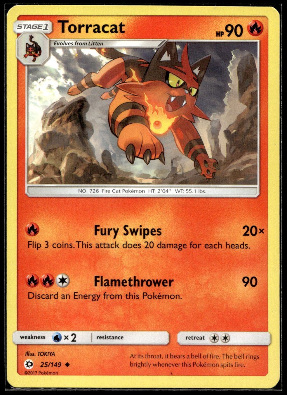 Pokémon Carte collezionabili: Torracat (SUM EN 25/149) – Nuovo (secondo la descrizione) da Affoltern am Albis venduto da Chiesa_5