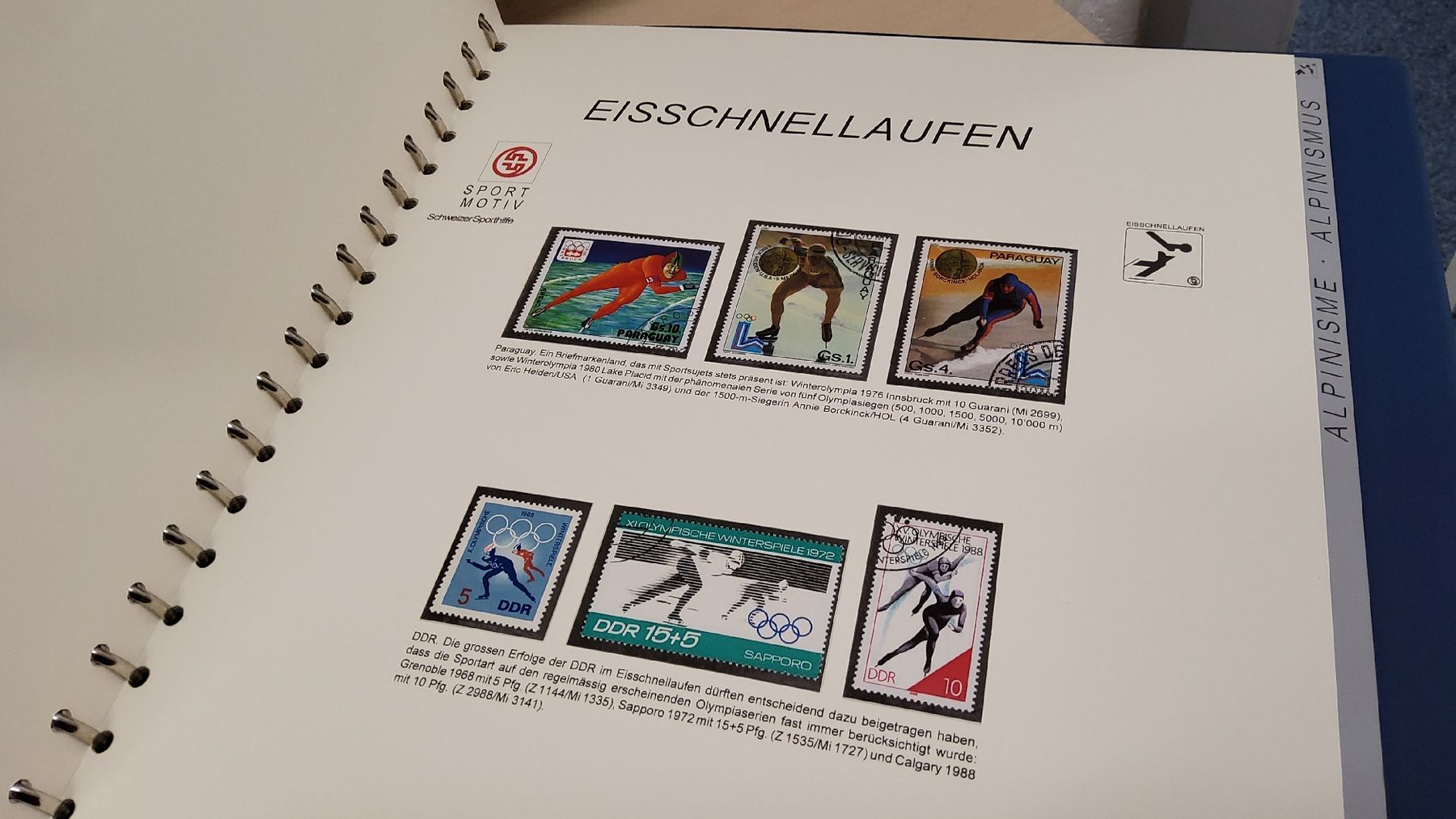 Tutti i francobolli: Schweizer Sporthilfe Briefmarkensammlung, komplett! – Usato da Herisau venduto da Nluanalucas 4