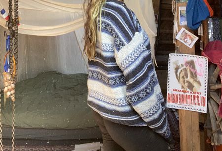 Toller Spezieller Woll Pullover mit Muster