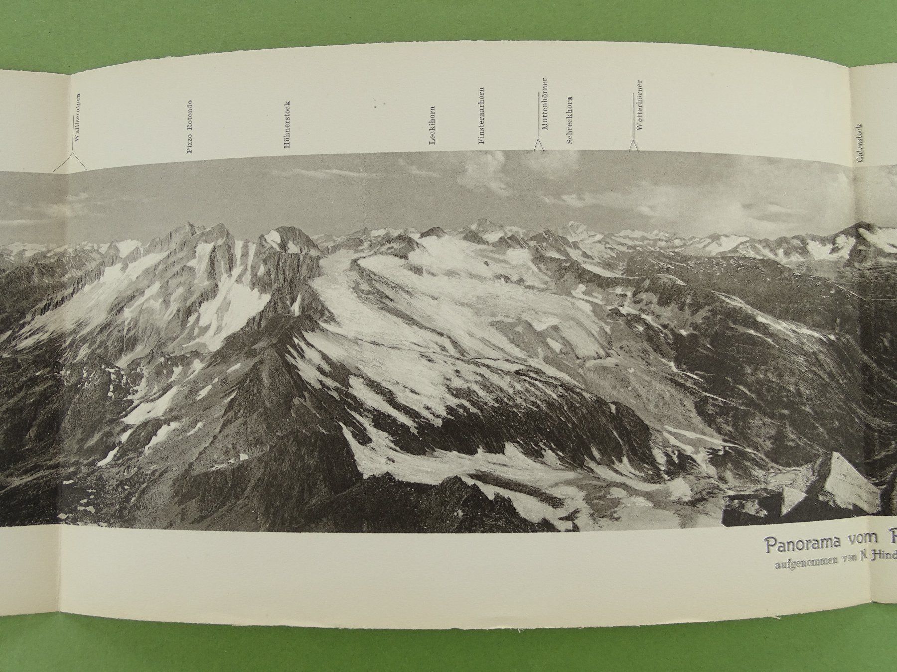 Cartine & Atlanti: PANORAMA VOM PIZ LUCENDRO 1904 – Usato da Grüningen venduto da Kartensammler 2