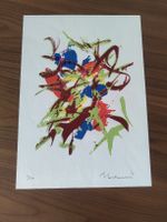 Abstrakte Farbgrafik – handsigniert & nummeriert 14/140 