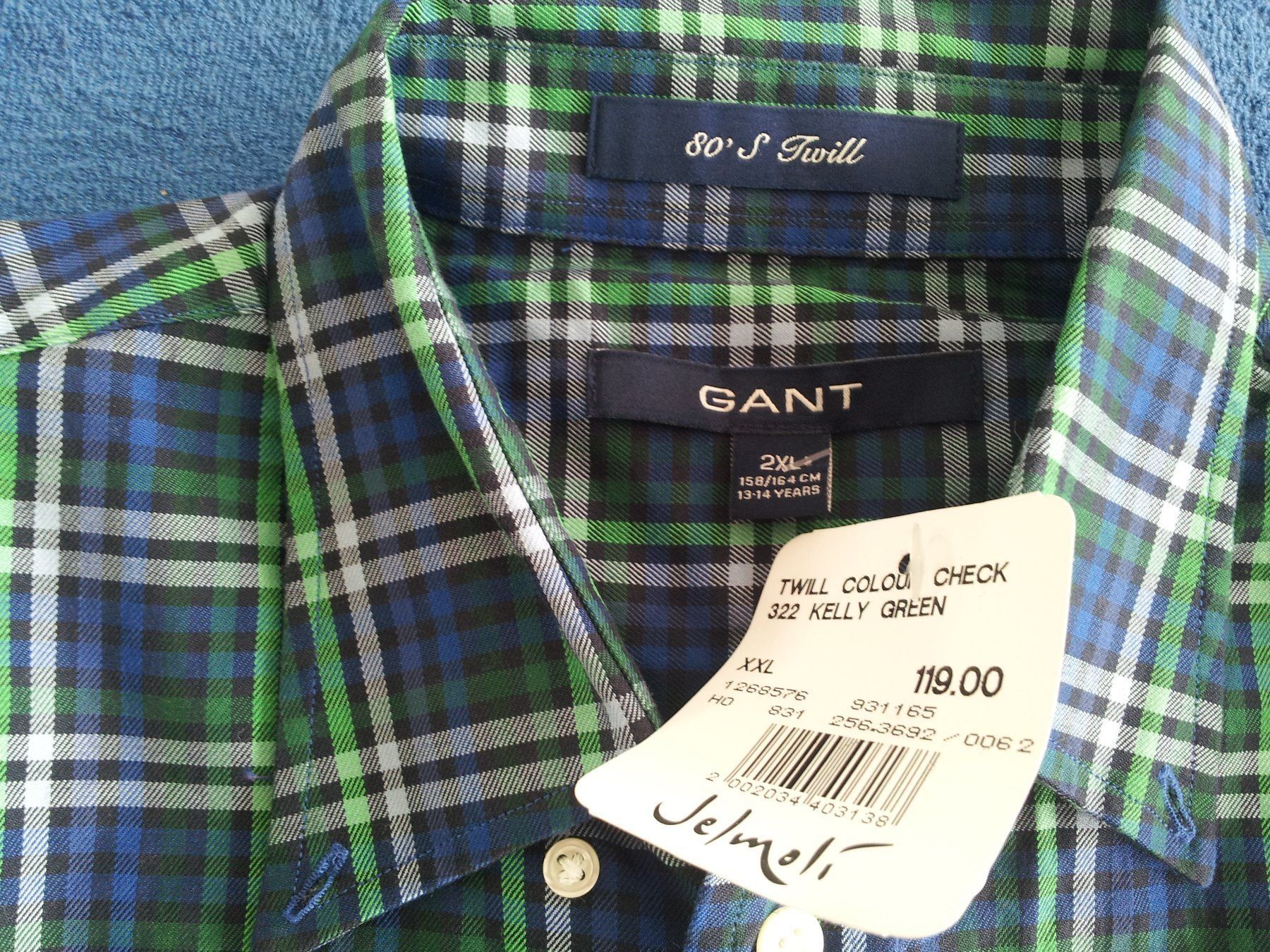Gant Camicie, T-shirt & Polo: Hemd Junge Gant Gr. 158/164 fabrikneu – Usato da Zürich venduto da cyma02 3