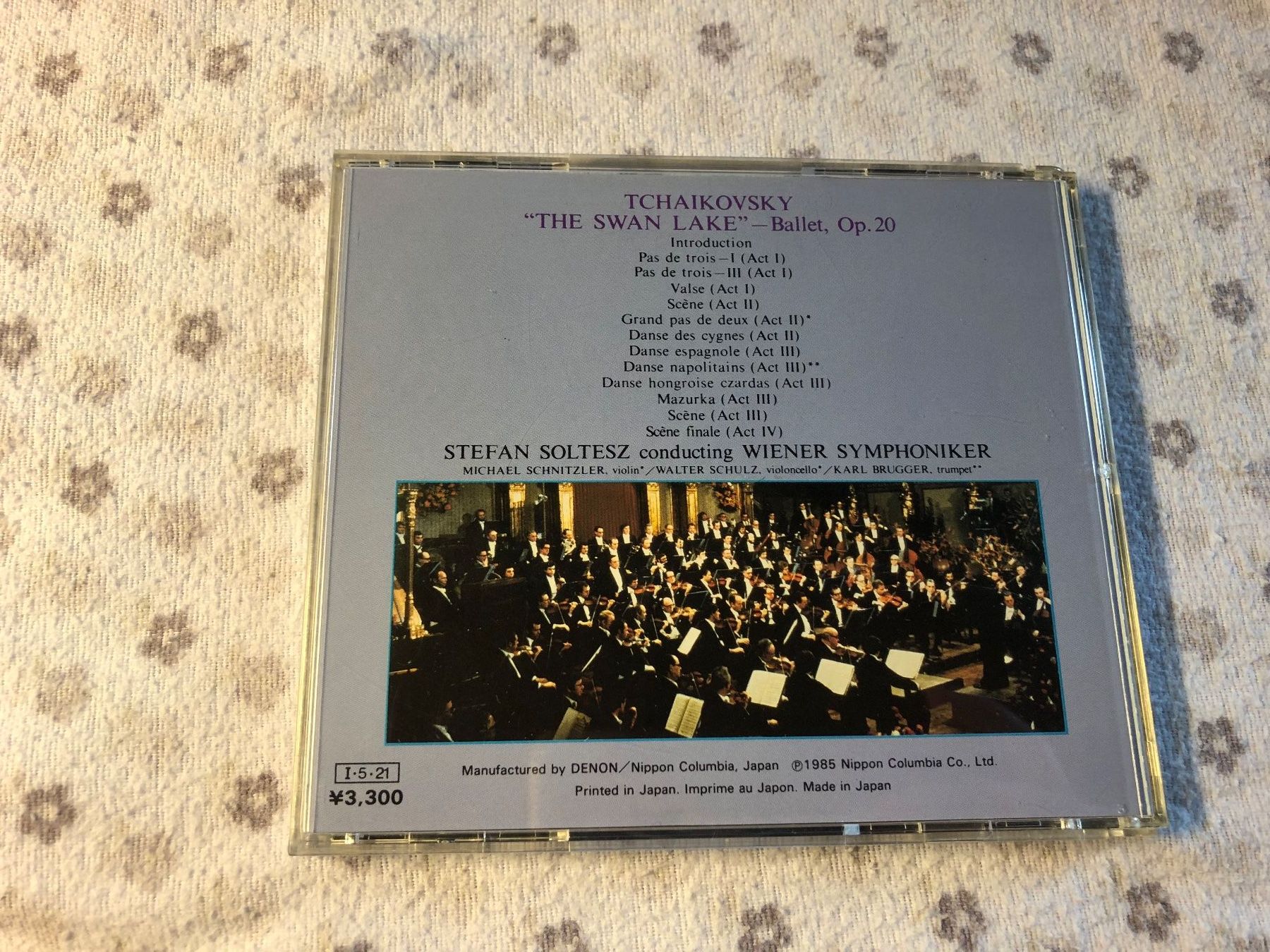 CDs: Tschaikowsky Schwanensee, Soltesz, Wiener Symphoniker, CD – Gebraucht aus Schübelbach von Bemafaja 1