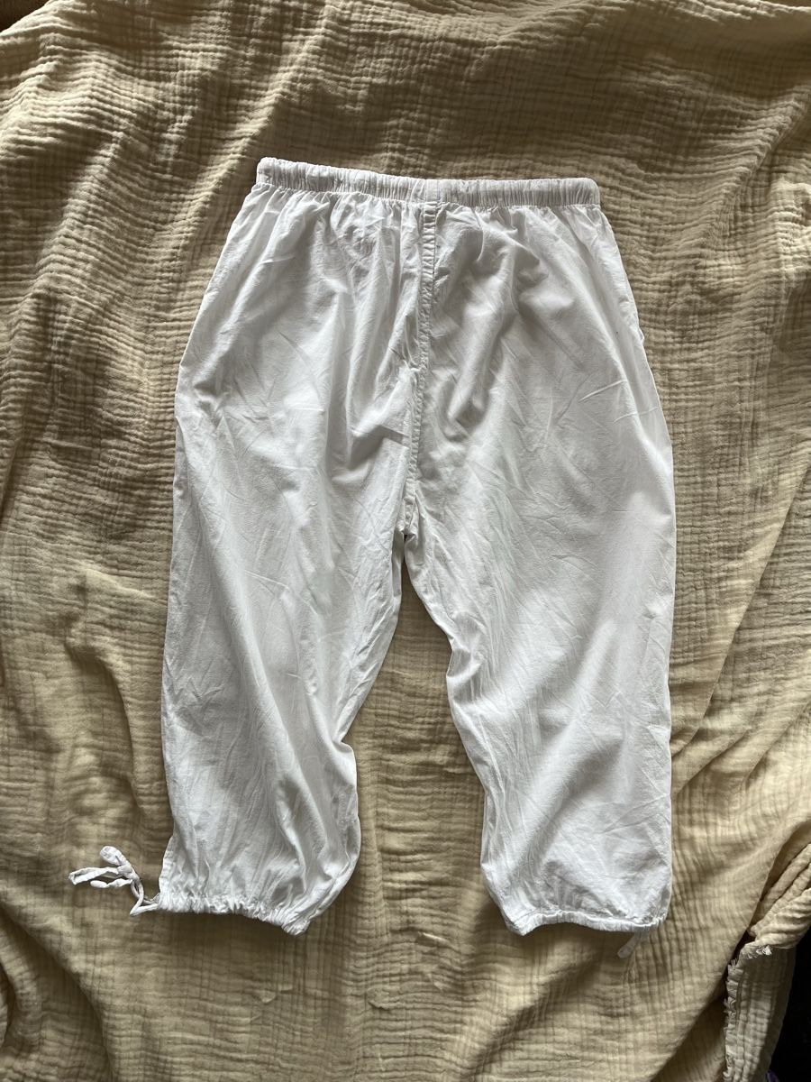 Pantaloni: Spanische weisse Capri Baumwolle Hose, Gr. S – Nuovo (secondo la descrizione) da Zürich venduto da msa_982q 3