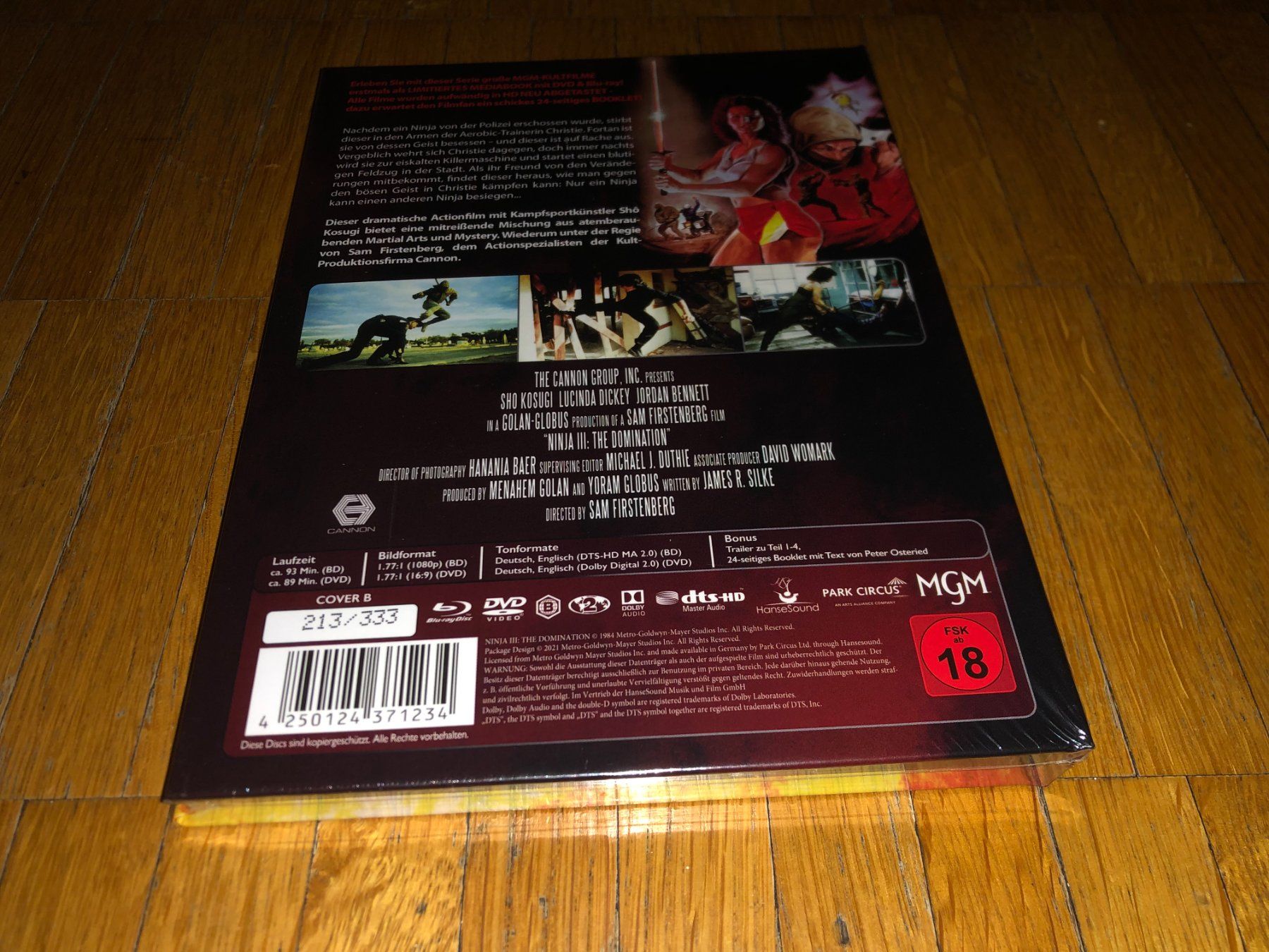 Tutti i DVDs: Die Herrschaft der Ninja - MEDIABOOK - B - UNCUT – Nuovo e nell'imballaggio originale da Basel venduto da havsok 1