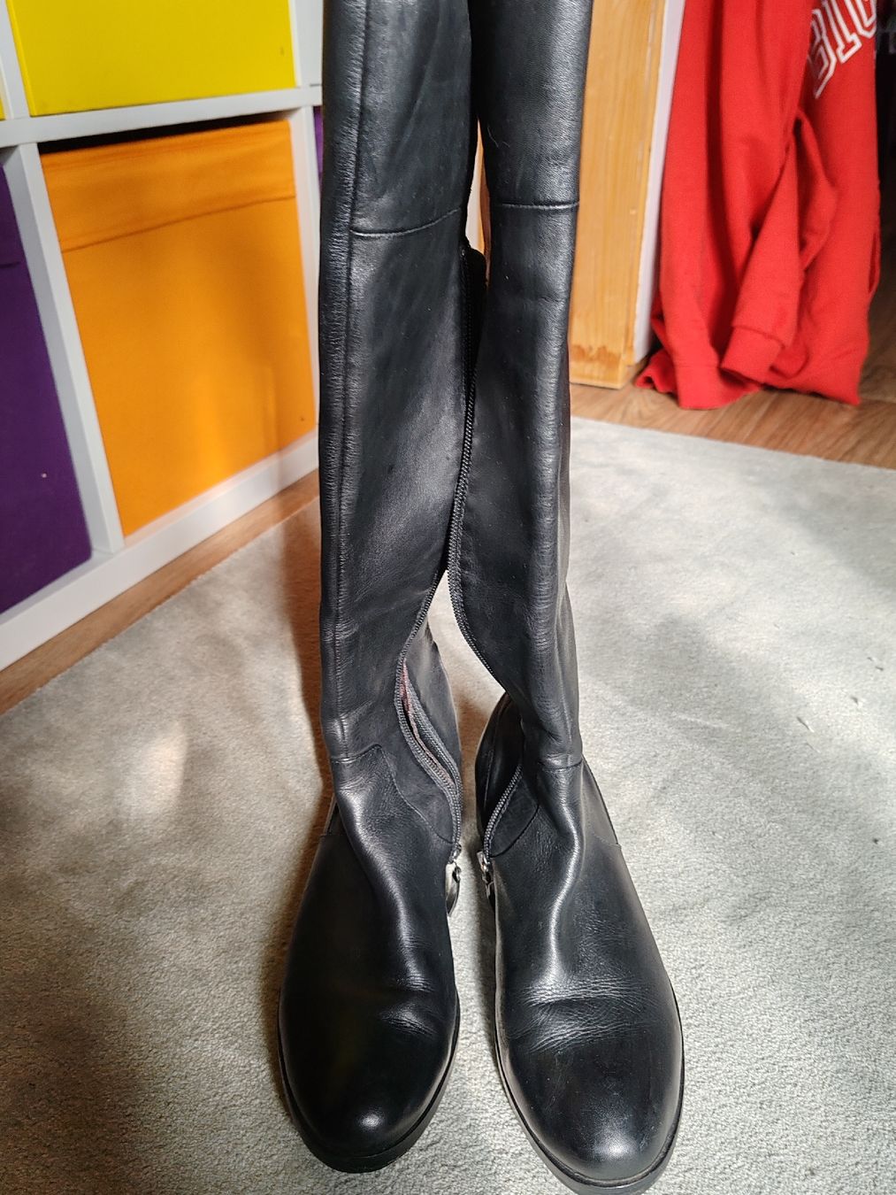 Gerry Weber Damenschuhe: Gerry Weber Overknee-Stiefel Leder schwarz – Gebraucht aus Untervaz von DoniWii1985 5