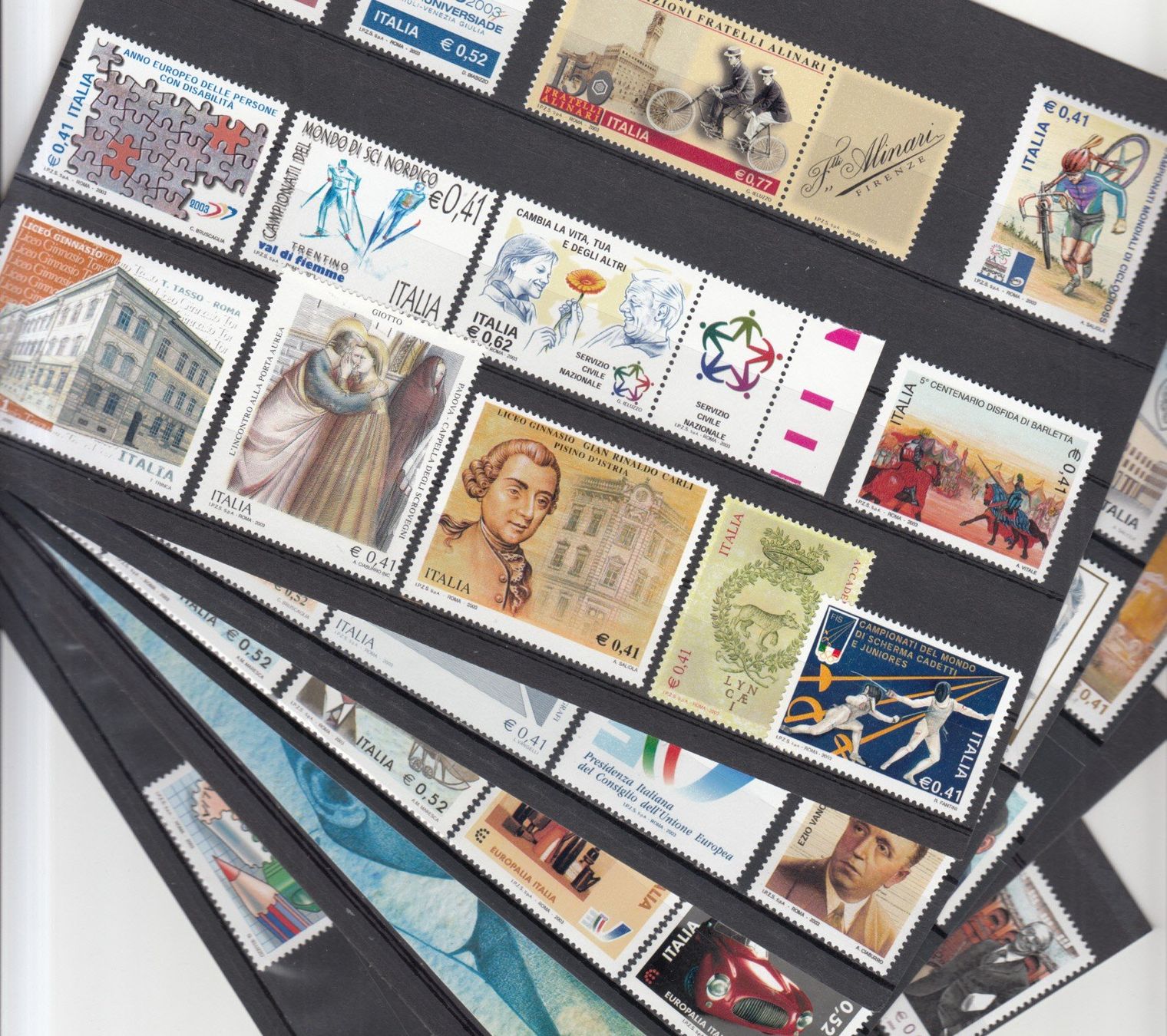 Tous les timbres: Italien 2003 postfrisch – D'occasion à Bürglen TG par StampGraf