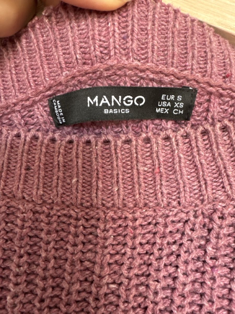 Mango Maglioni & Felpe: Mango Basics Pullover Strick lila Grösse S guter Zustand – Usato da Derendingen venduto da egg_52gx 1