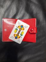 Rotes Etui mit Spielkarte, Schweiz Bankverein Schaffhausen