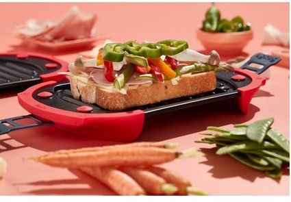 Küchengeräte: Tischgrill/Lku-Grill-for-microwave/28 – Neu und originalverpackt aus Siebnen von KiKla-Siebnen