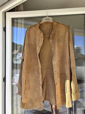 Ziegenleder Hemd Oversized Damen 