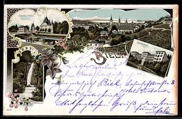 Litho Biel, Taubenloch, Schloss Nidau, M