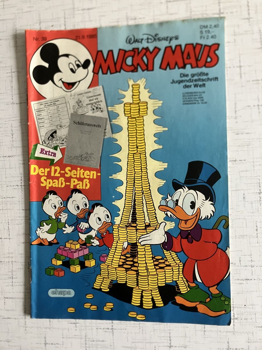 Fumetti: 4 Micky Maus Hefte – Usato da Lyss venduto da Punktum01 3