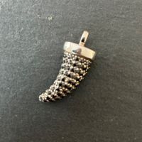 Handgefertigter Silberanhänger „Horn“ – Sterling Silber 925