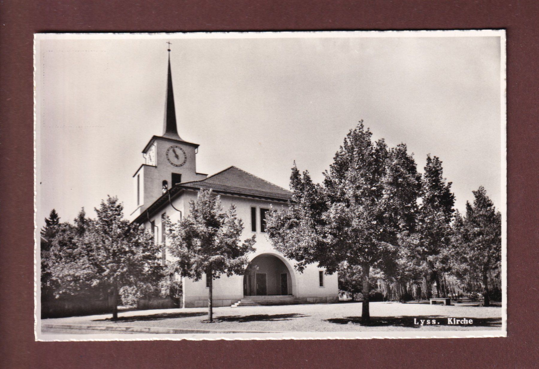 Cartes postales: LYSS - Kirche – D'occasion à Pully par nicecards-shop