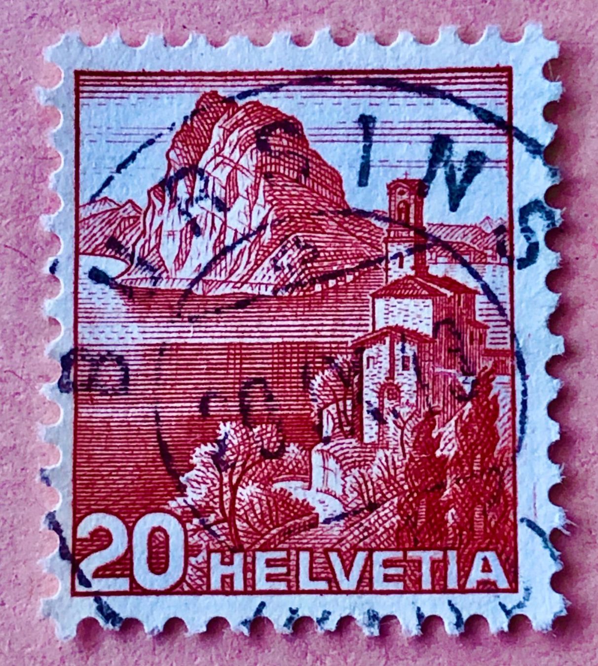 Alle Briefmarken: Nr.215 Landschaftsbilder Stempel   ﻿  – Gebraucht aus Aarau von Billa007