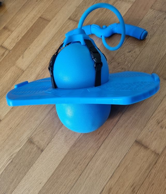 Springball Für Kinder - Roter Hüpfball Mit Griffen Outdoor Spielzeug