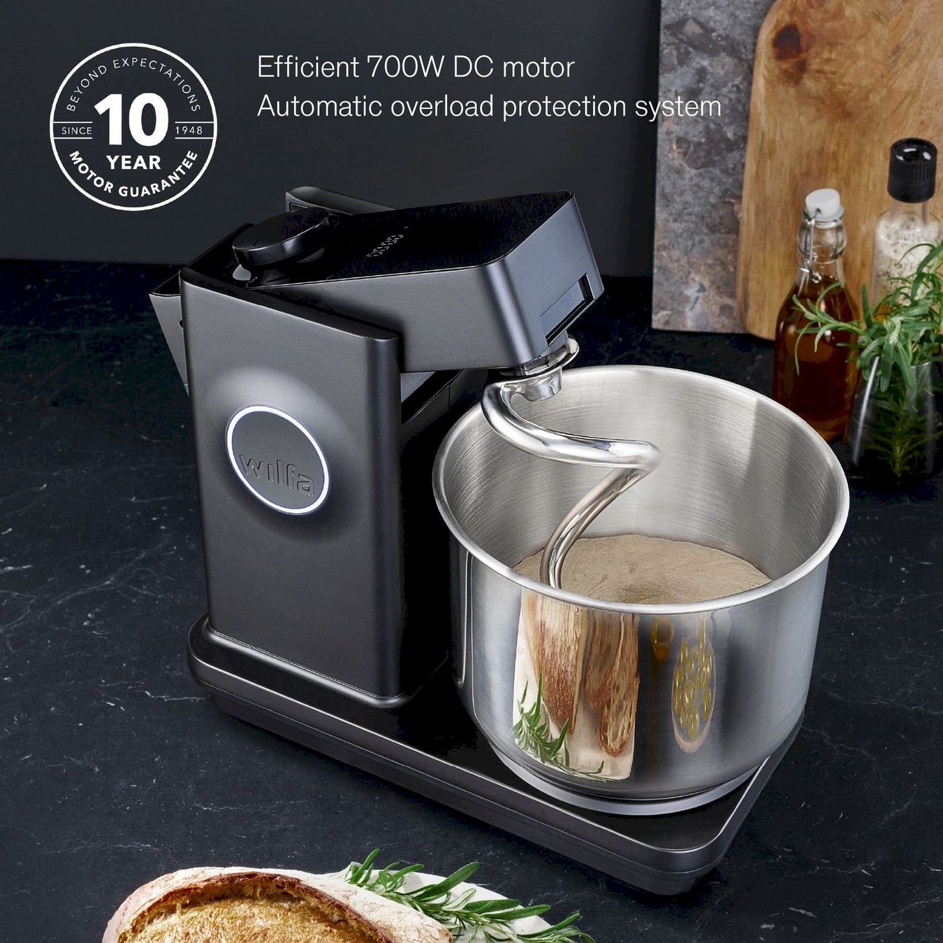 Elettrodomestici da cucina: Wilfa Probaker Timer Küchen-Knetmaschine – Nuovo e nell'imballaggio originale da Bottighofen venduto da zaap 7