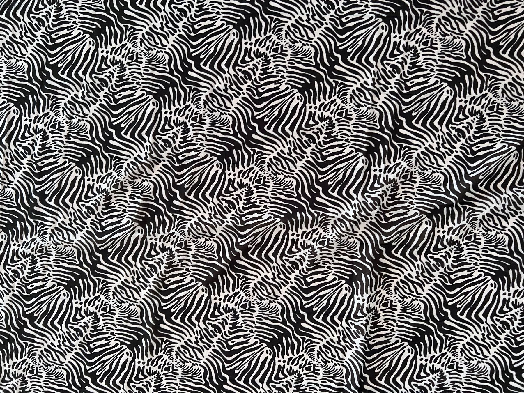 Tessuti: Sehr leichter Polyesterstoff black/white – Nuovo (secondo la descrizione) da Hergiswil NW venduto da Labello01 1