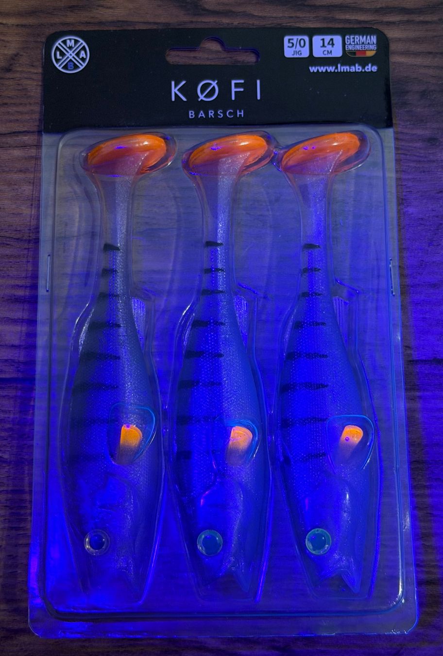 Esche: LMAB Köfi Perch Shad 14 cm – Nuovo e nell'imballaggio originale da Widnau venduto da Fishingtackle_Oggy 1