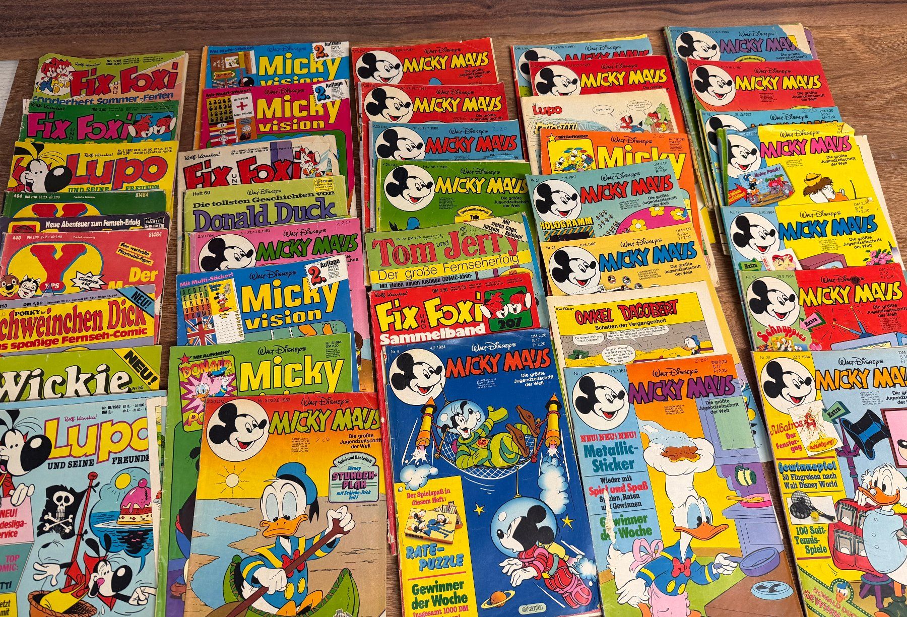 Comics: Comic-Sammlung: Micky Maus, Fix+Foxi, Lupo - Top Zustand! – Gebraucht aus Nussbaumen AG von olitech5415 1