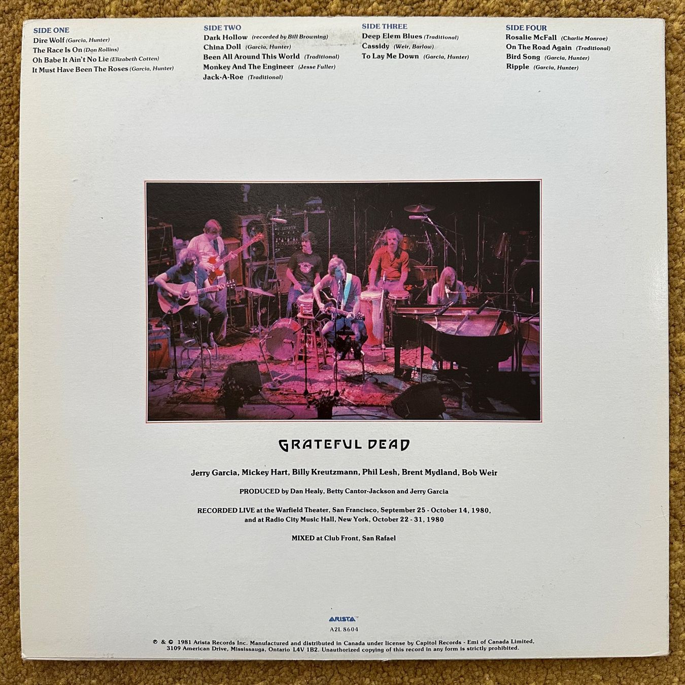 Dischi in vinile: 2LP - Grateful Dead - Reckoning – Usato da Breganzona venduto da Onairda75 1
