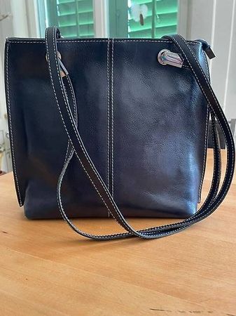 Lederhandtasche