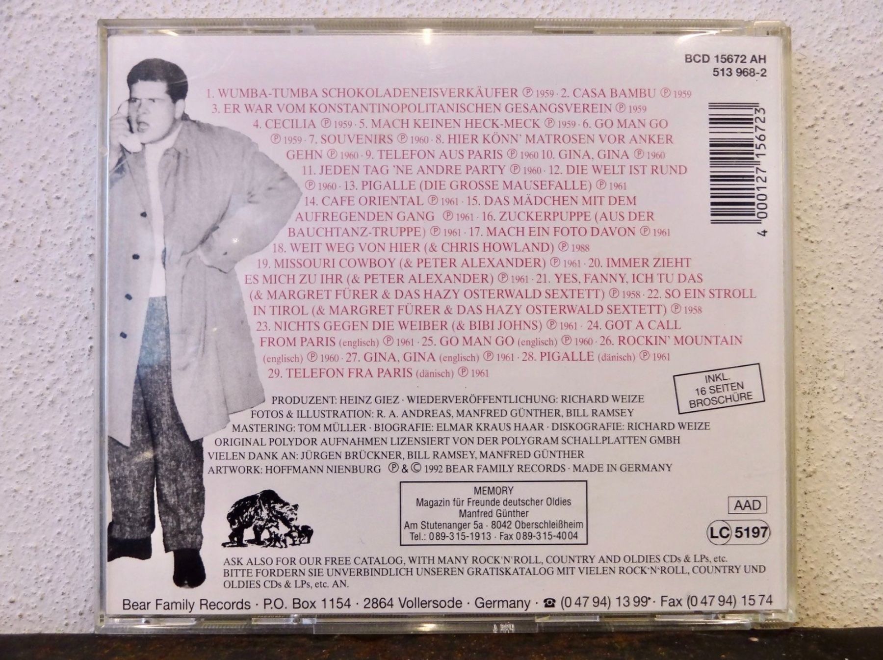 CD: CD BILL RAMSEY / SOUVENIRS / 29 HITS – Usato da Kerzers venduto da djstarsky73 1