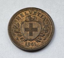 1851 1 Rappen -unz