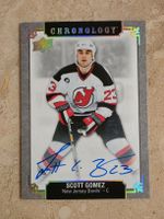 Scott Gomez Upper Deck Chronology Hockey Autograph Card