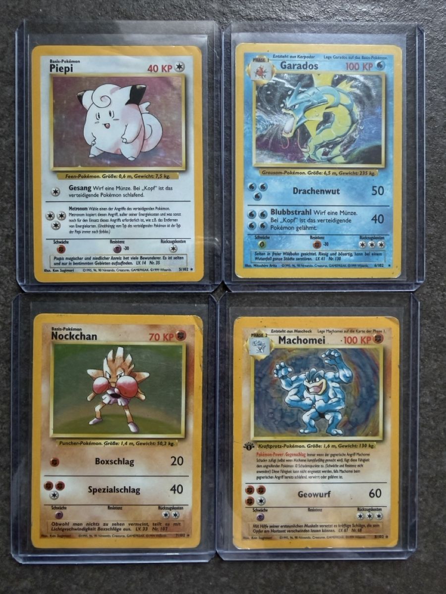 Pokémon Carte collezionabili: Pokemon Base-Set Holos Deutsch Komplett – Usato da Zürich venduto da cENS0R 3