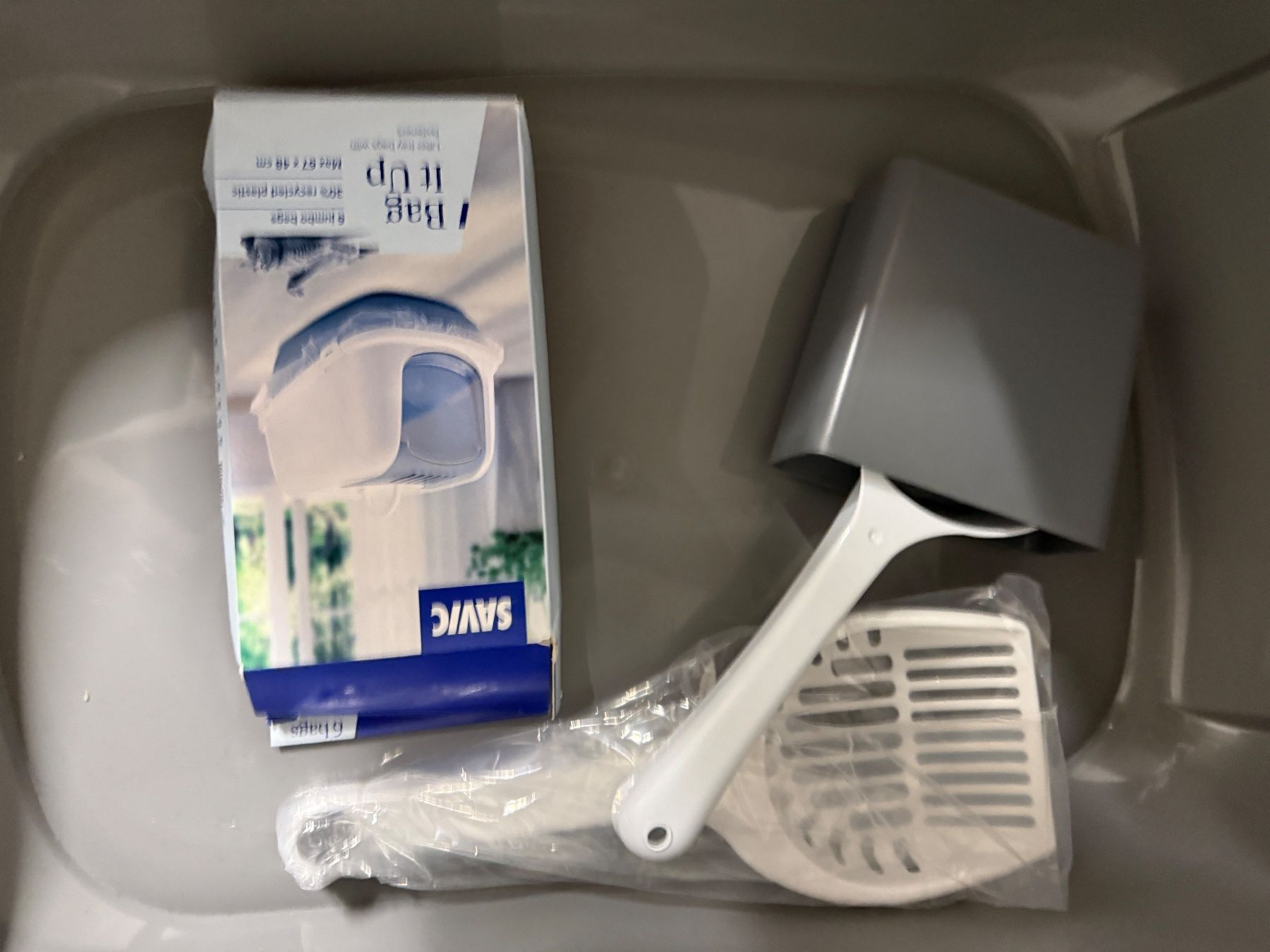 WC: Katzenklo mit Schaufel und Filter neu – Neuf avec emballage d'origine à Lüscherz par Mario-Herr 4