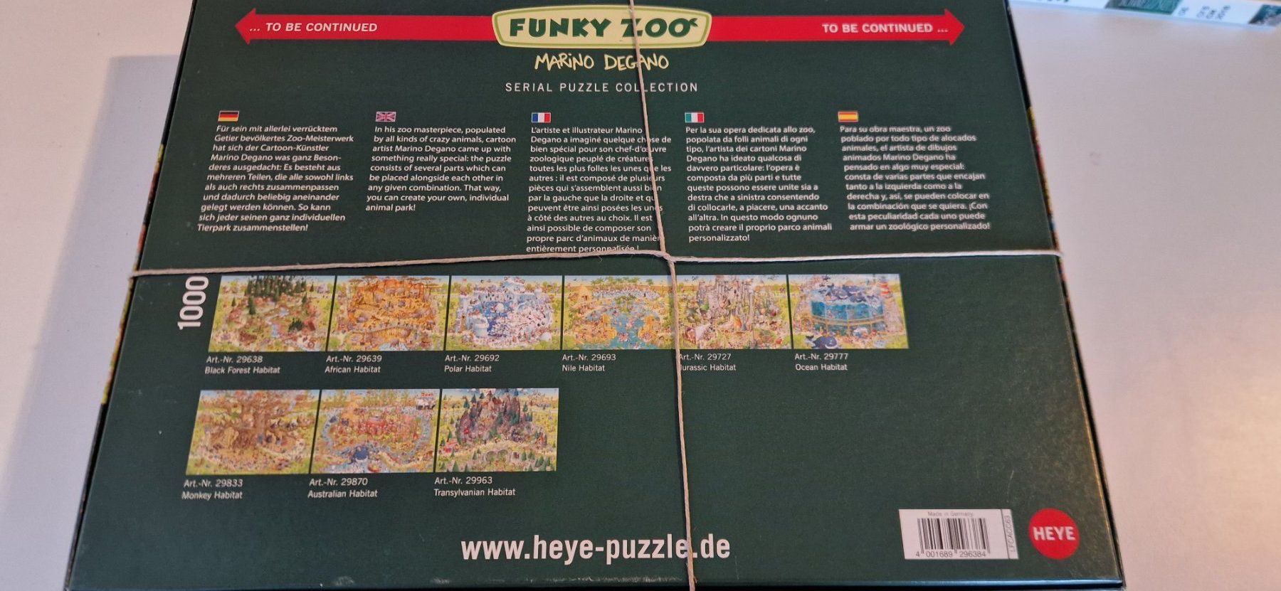 Heye Puzzle: Puzzle Funky Zoo Black Forest Habitat – Usato da Zürich venduto da Karin_M 1
