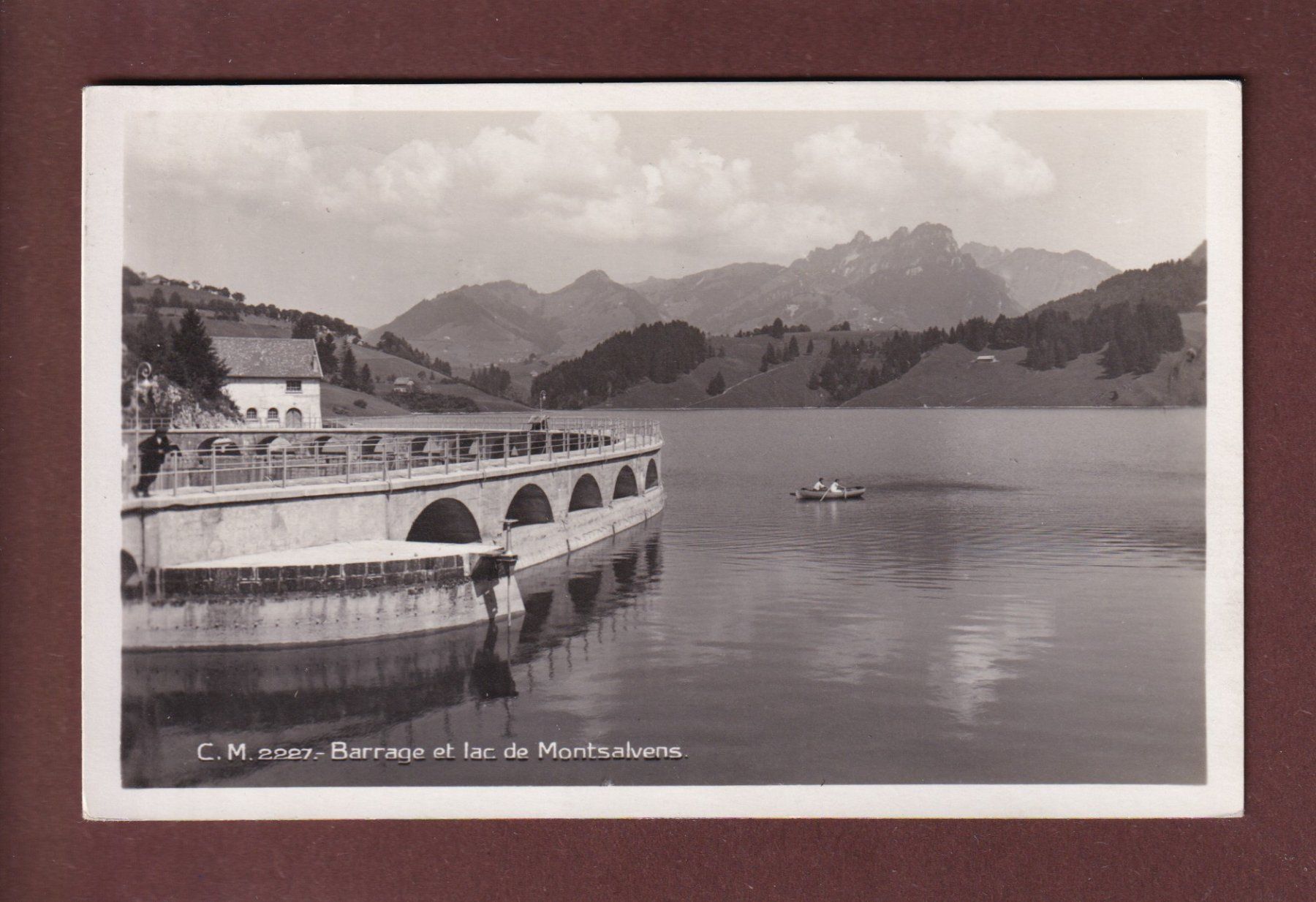 Cartes postales: Barrage et Lac de MONTSALVENS - 1931 – D'occasion à Pully par nicecards
