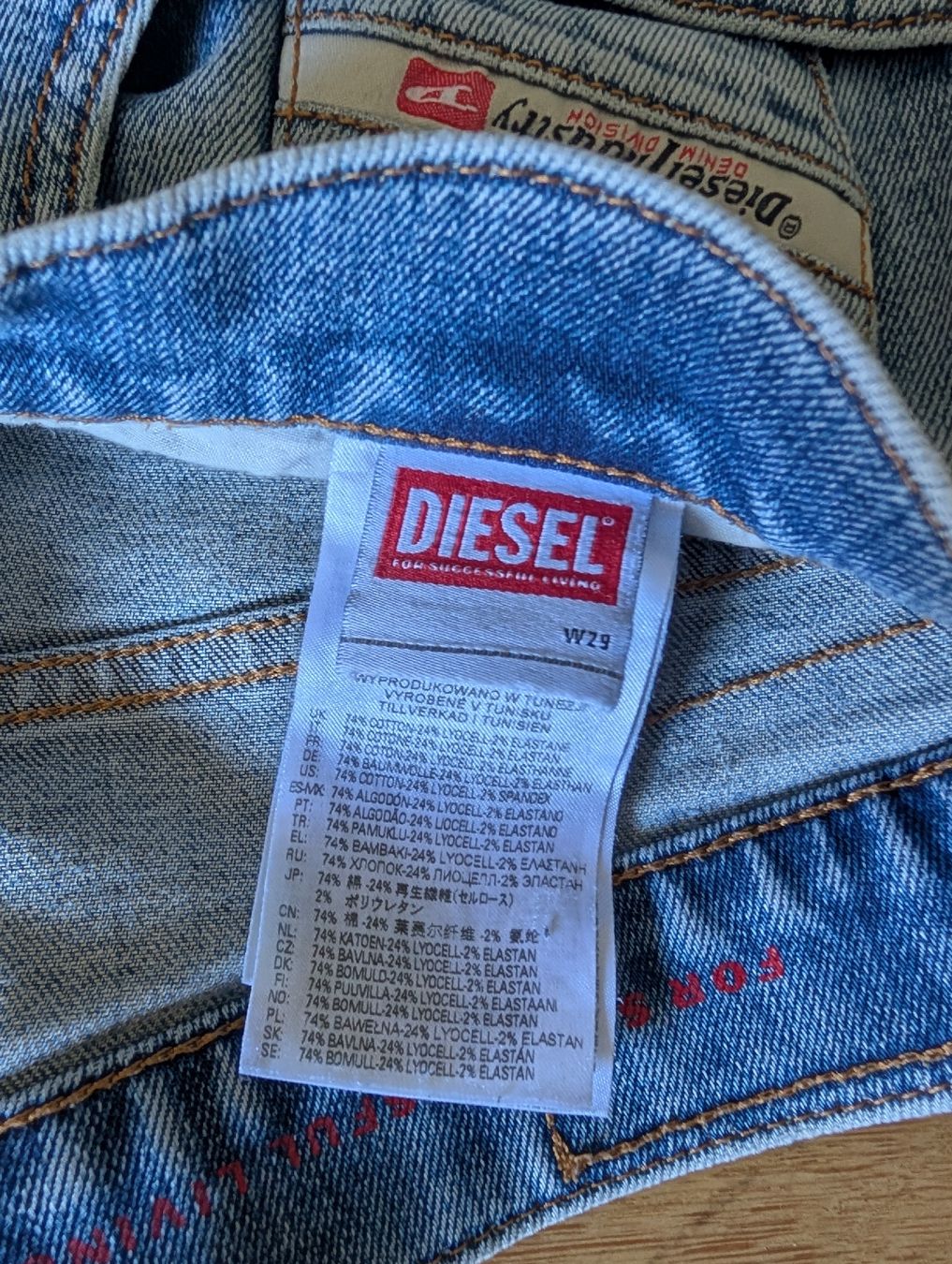 Diesel Jeans: Diesel Jeans hellblau D-Strukt 29/30 Slim – Gebraucht aus Zürich von Hedkandi 3
