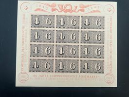 1943 Jubiläumsblock Luxusblatt **  (A612)