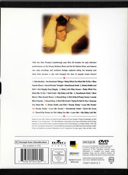 Alle DVDs: Presley Elvis: Elvis 56 DVD – Neu (gemäss Beschreibung) aus Steinhausen von Vilivinili 1