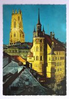 Fribourg - Cathédrale et Hôtel de ville