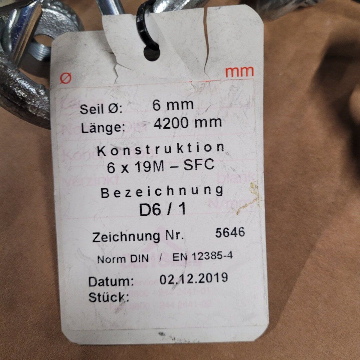 Ferramenta: Stahlseile Drahtseile Seilspanner – Nuovo (secondo la descrizione) da Reichenburg venduto da AK_78 3