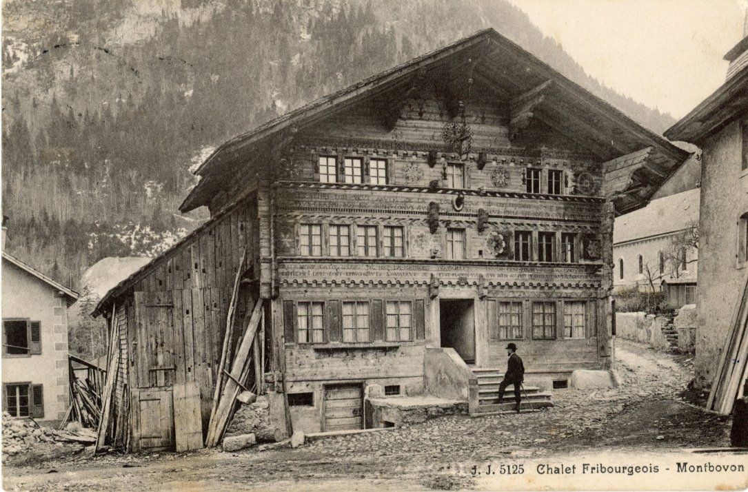Cartes postales: Montbovon  FR – D'occasion à Brig par Valcards54