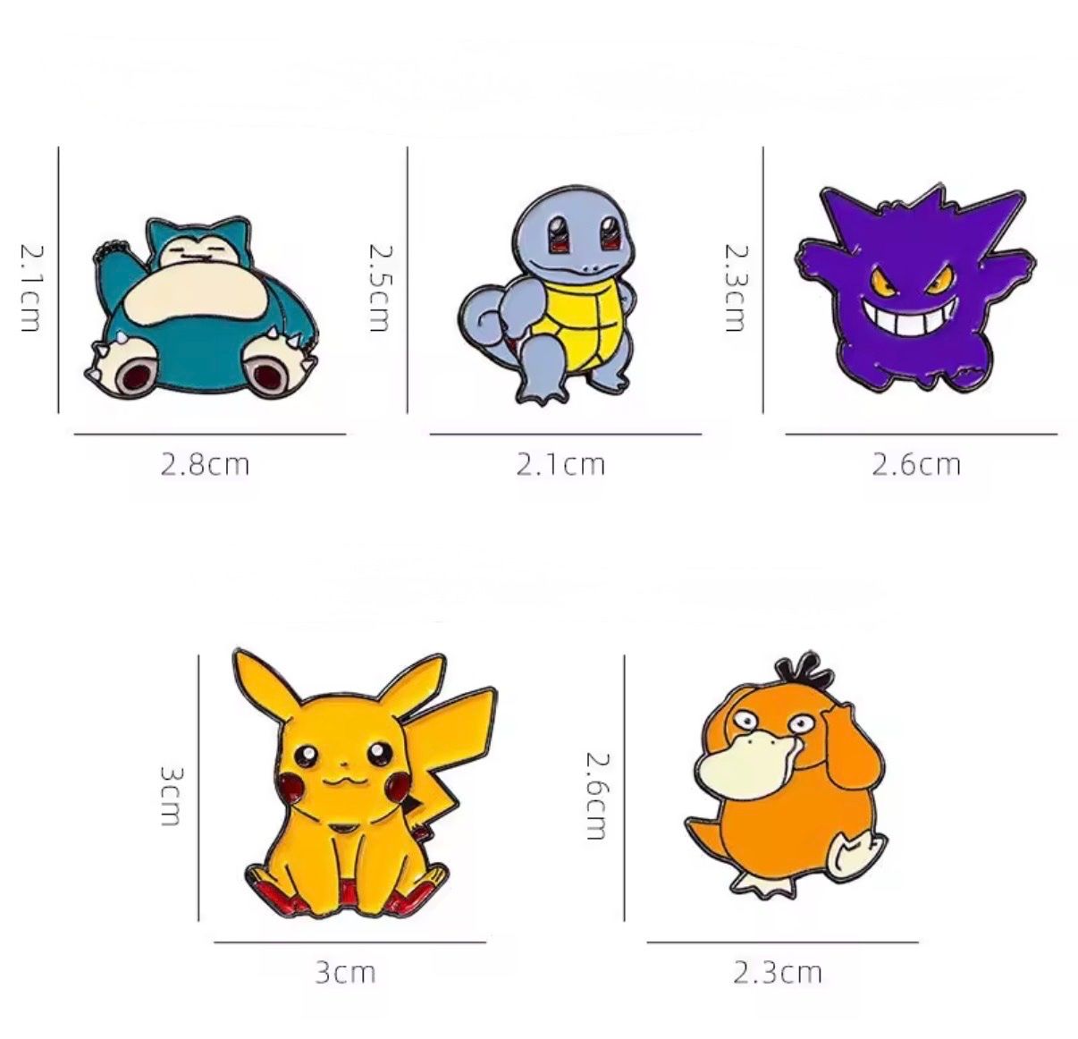 Pokémon Placchette & Badge: Pokémon 5x Pin’s – Nuovo (secondo la descrizione) da Genève venduto da Resko 1