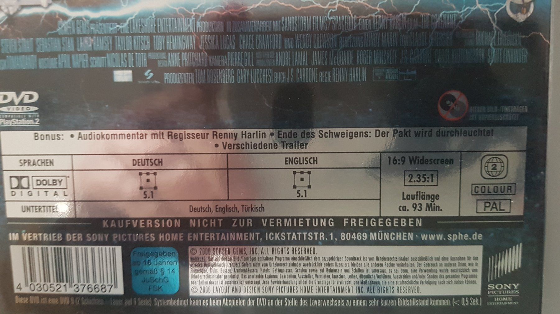 Alle DVDs: DVD Der Pakt – Gebraucht aus Oetwil am See von fineli2 1
