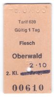 Billette Fiesch - Oberwald