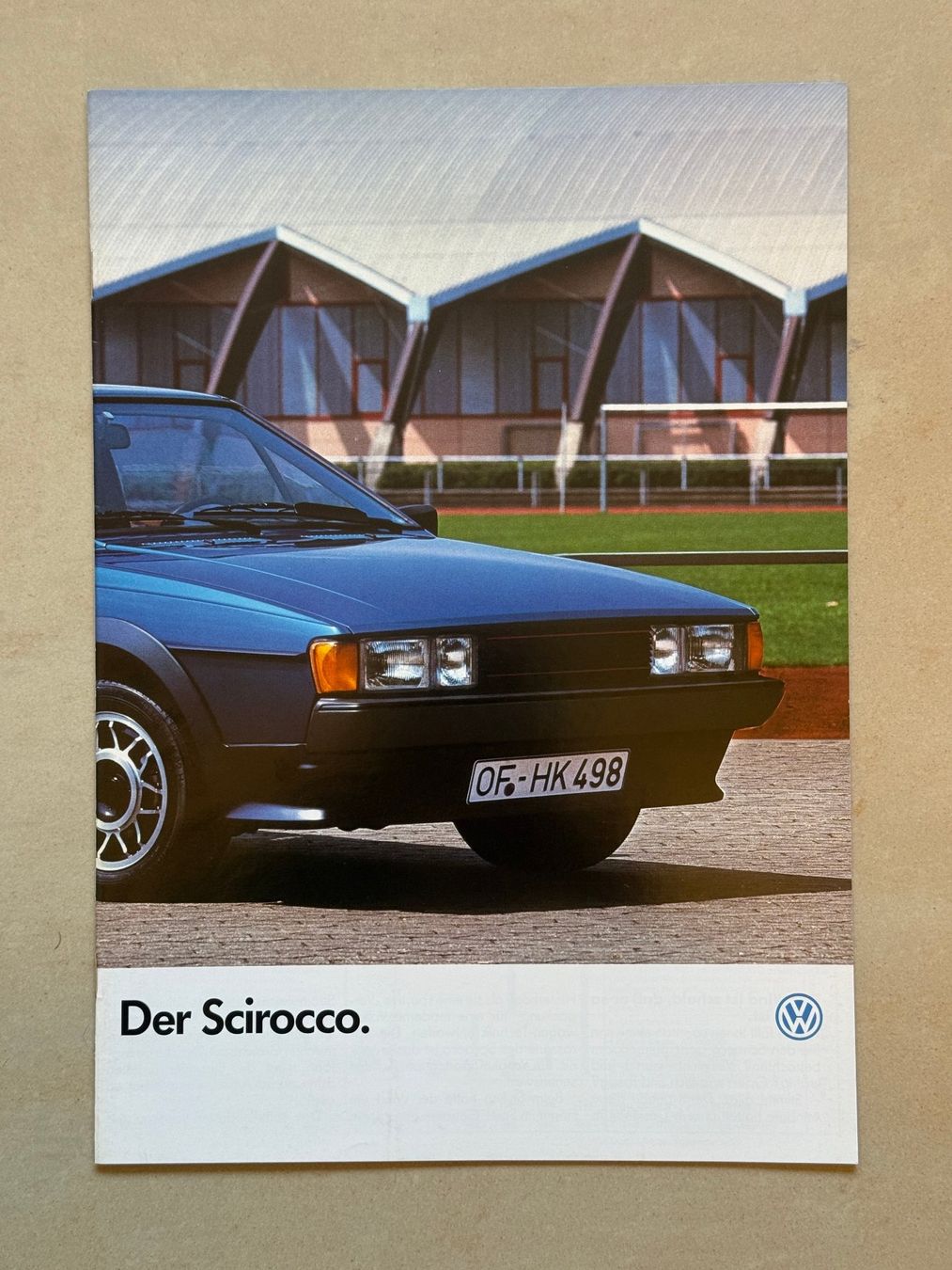 VW Documenti: VW SCIROCCO – ORIGINALPROSPEKT von 1986 – Usato da Oberdiessbach venduto da CLAREN14