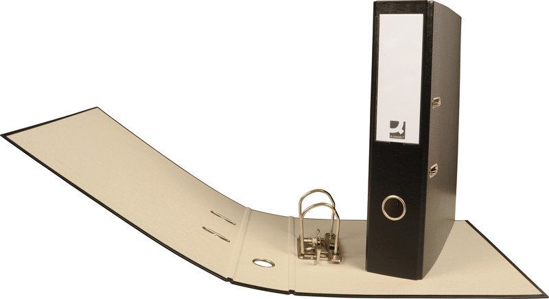 Raccoglitori: Q-CONNECT® Ordner A4, 7cm,  schwarz – Nuovo e nell'imballaggio originale da Oensingen venduto da Liquidations-Shop