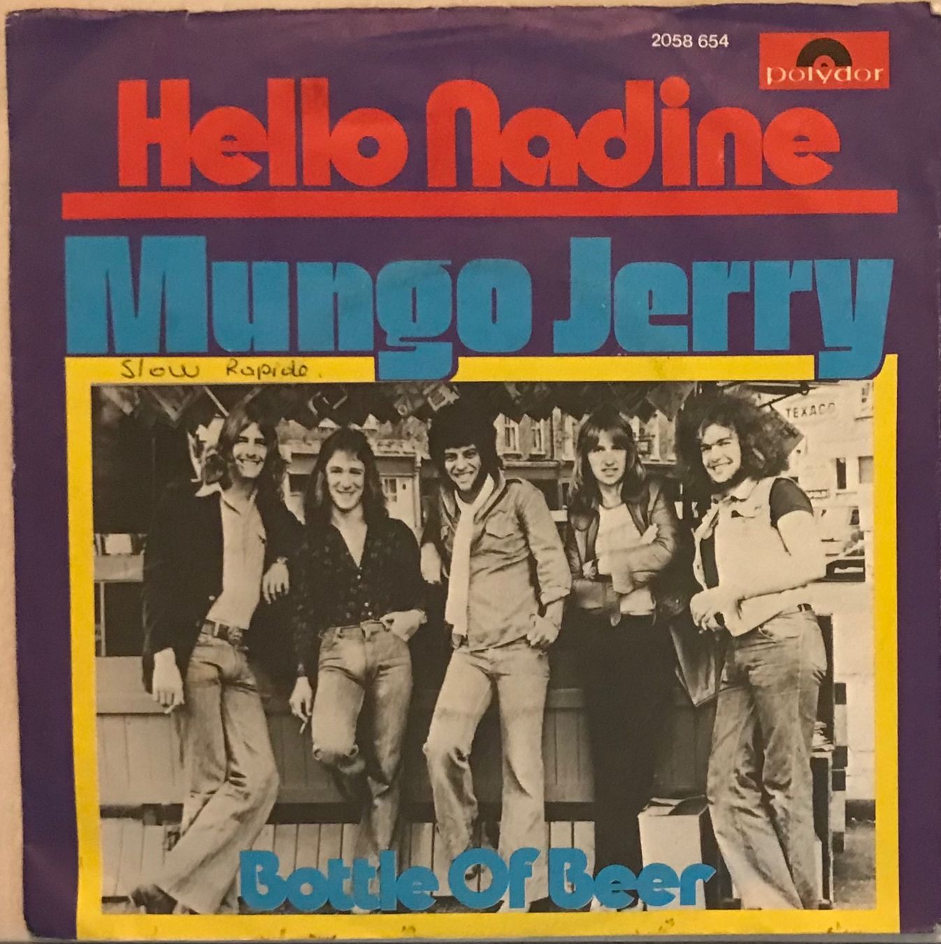 Dischi in vinile: MUNGO JERRY - HELLO NADINE – Usato da Bussigny venduto da vinyl-pas-cher